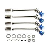 Accesorio Coche RC para Traxxas para Maxx para Widemaxx 1:10 8996X 89086-4 Eje Transmisión Extendido Acero CVD Piezas Mejora Metal Modelos Coches RC Crawler(Black Blue)