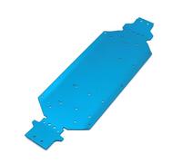 Accesorio Coche RC para Wltoys 124016 127017 124018 124019 1/12 RC Car Parts Upgrade Metal Retrofit Base Plate Repair Accessories Replacement(Blue)