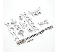 Accesorio Coche RC para Wltoys 244016 para LOSI Micro-B 1/24 2WD para Buggy RTR Metal para Brazo Oscilante C para Asiento Copa Dirección Rueda Trasera Piezas Juego 7(Black)