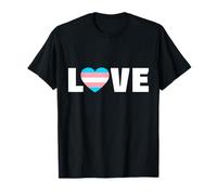 Accesorio Corazón Transgénero Bandera Trans Love Camiseta