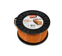 Cuerda MAKITA nylon Plus 2,4 mm, 206m, naranja, cuadrada E-02820