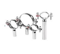Accesorio de acero inoxidable 304, soporte de tubo for soldadura, abrazadera fija de agua, bloqueo Circular de PVC de 19-108mm(80-89mm-L45mm)
