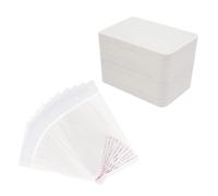 Accesorio de adorno de papel kraft, llavero de doble cara, llavero para manualidades, personalización, escritura y dibujo, talla única, como se describe
