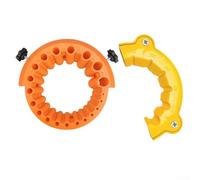 Accesorio de afilador de taladro para amoladora angular que mejora el rendimiento para cada proyecto (naranja amarillo)