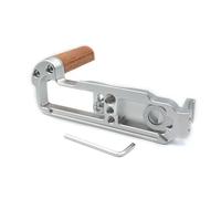Accesorio de agarre profesional para mango de cámara, solución de montaje seguro para X 100VI 6ª generación de control de mejora elegante acabado de madera de peral