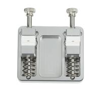 Accesorio de alambre de soldadura ajustable con abrazadera de loza, soporte de mesa de soldadura de aleación de aluminio 6061 para PCB Electronics DIY, apertura máxima de mandíbula de 11 mm