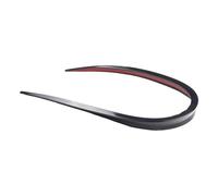 Accesorio De Alerón Negro Universal ABS 1,2 M para Coche Palo Ajuste Labio ala Techo Trasero Suave Coche Alerón Trasero