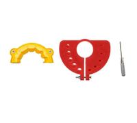 Accesorio de amoladora de broca para amoladoras angulares, herramienta afiladora multifunción de 3-12 mm con ángulo ajustable, construcción de plástico + ABS, compatible con taladros eléctricos