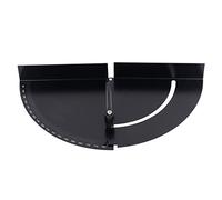 Accesorio de ángulo variable, fijador de abrazadera de ángulo para carpintería, acabado de pintura negra de hierro de alta dureza, tornillo ajustable con escala transparente para (Transportadora 180