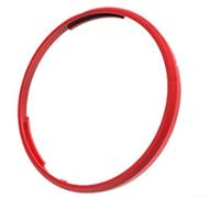 Accesorio de anillo de metal diseñado específicamente para el montaje de lentes para fortalecer la narrativa y la presencia del diseño (rojo)