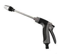 Accesorio de arandela turbo para manguera de jardín con control de flujo ajustable y mango de agarre cómodo para el cuidado del coche, patio, limpieza de pisos, riego de plantas y baño de mascotas (B)