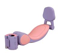 Accesorio de asiento para scooter para niños: asiento para scooter de fácil instalación y bloqueo seguro, asientos anchos plegables con respaldo, conducción cómoda, se adapta a la mayoría, morado, de