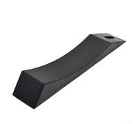 Accesorio de barra de cuña de peso muerto para levantamiento de pesas con base de silicona que ofrece estabilidad antideslizante para manejo de placas en equipos de gimnasio (negro)