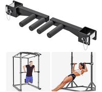 Accesorio de barra de inmersión para rack de potencia de 3 x 3 pulgadas, asas anchas y estrechas antideslizantes, capacidad de carga de 500 libras, accesorio de rack de sentadillas para flexiones