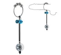 Accesorio De Bola De Ejercicio De Acero Inoxidable De 30 Mm con Anillo Protector De 40 Mm, Bola De Peso para El Entrenamiento De Fuerza (1 Bola)