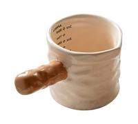 Accesorio de café funcional con indicadores de medición exacta Jarra medidora para leche y espressos en hogares Cocinas Café Jarra de leche con medidas