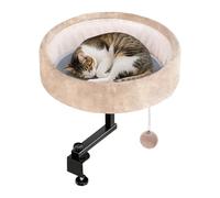 Accesorio De Cama Para Gatos Para Fijar Al Escritorio - Soporte Moderno Para Un Peso De Hasta 20 Kg, Accesorio De Escritorio Para Gatos De Interior | Para Sala De Estar Apartamento Comedor Dormir Desc