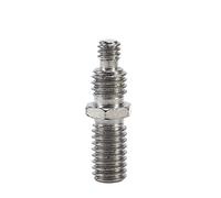 Accesorio de cámara Adaptador de Doble Rosca Acero de Carbono 1/4 3/8 Pulgadas de Tornillo Masculino para el Equipo de fotografía de la Cabeza del monopolio del trípode