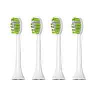 Accesorio de cepillo de dientes eléctrico: cabezal de cepillo de dientes. Compatible con Dr.Yadent YD05 los cepillos de dientes eléctricos sónicos(WHITE 4pcs)