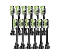 Accesorio De Cepillo De Dientes Eléctrico Cabezal De Cepillo De Dientes. Compatible Para Philips HY1100 HY1200 BH1022 ONE110 Series(12pcs Black)