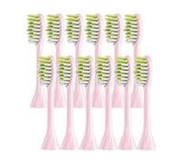 Accesorio De Cepillo De Dientes Eléctrico Cabezal De Cepillo De Dientes. Compatible Para Philips HY1100 HY1200 BH1022 ONE110 Series(12pcs Pink)