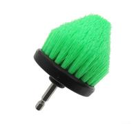 Accesorio de cepillo de taladro, cabezal de cepillo de limpieza eléctrico cónico de 2.5 pulgadas para taladros eléctricos, herramienta de fregado para baño, cocina y tapicería (verde claro)