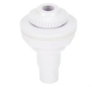 Accesorio de chorro de retorno de piscina compatible con Hayward SP1023 conjunto de entrada de flujo direccional blanco de 1-1/2 pulgadas MIP piscina de forro de vinilo