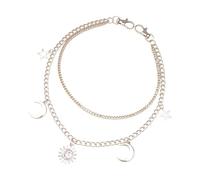 Accesorio de cintura de metal para pantalones, cadena con cierre seguro, joyería corporal ligera para vestidos, vaqueros, ocasiones formales, accesorio de cintura multicapa de lujo, talla única, como