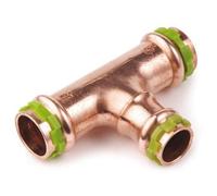 Accesorio De Cobre SudoPress T-Conector Reductor 28x22x28mm VC130R