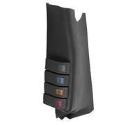 Accesorio de coche-A-Pillar A-Pillar Interruptores de combinación de panel de interruptores con 4 LED para 2007-2017 ABS Negro