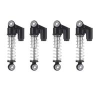 Accesorio De Coche RC para Axial para SCX24 para Deadbolt para Gladiador para JLU 1/24 4 Uds Amortiguador Aluminio 31mm Coche Trepador Control Remoto Piezas Mejora(Black)