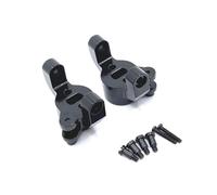 Accesorio De Coche RC para HuangBo ZP1001 ZP1002 ZP1003 ZP1004 1/10 Eje Delantero Metal para Tipo C Actualización Asiento Proceso CNC Piezas Coche RC Modificadas(Black)