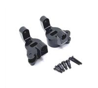 Accesorio De Coche RC para HuangBo ZP1001 ZP1002 ZP1003 ZP1004 1/10 Metal CNC Eje Delantero para Tipo C para Seat RC Piezas De Coche Reemplazo Mejorado(Black)