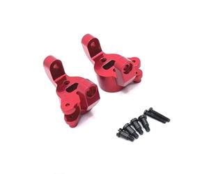 Accesorio De Coche RC para HuangBo ZP1001 ZP1002 ZP1003 ZP1004 1/10 Metal CNC Eje Delantero para Tipo C para Seat RC Piezas De Coche Reemplazo Mejorado(Red)