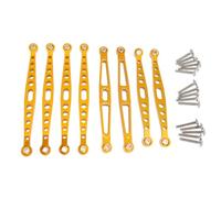 Accesorio De Coche RC para HuangBo ZP1001 ZP1002 ZP1003 ZP1004 1/10 Varillas Fijación Metal Piezas Coche RC Juguetes Accesorios Actualización Renovación(Yellow)