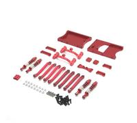 Accesorio De Coche RC Para MN D90 D91 D96 Para MN98 99S 1/12 Barras Dirección Fijas Metal Caja Dirección Viga Trasera Etc Accesorios Coches RC Mejoras Y Reemplazos(Red)