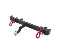 Accesorio De Coche RC para MN82 LC79 1/12 Barras Protectoras Parachoques Trasero Delantero Aleación Aluminio Piezas Mejora Camión Corto Accesorios Modificados Refacción(Black,Rear)