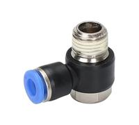 Accesorio de codo giratorio for manguera de aire de 4 mm, conexión neumática PH de 10 mm, tornillo de 1/8, 1/4, 3/8 y 1/2, tubo de 6 mm, 8 mm y 12 mm.(PH8-02,200 pcs)