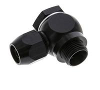 Accesorio de compresión codo de aluminio 12x6mm y G3/8'' con rosca macho 10 bar PVC y PA