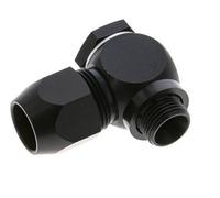 Accesorio de compresión codo de aluminio 16x10mm y G3/8'' con rosca macho 10 bar PVC y PA