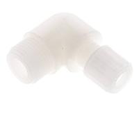 Accesorio de compresión codo PVDF 8x6 mm y G1/2'' con rosca macho 10 bar