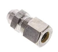 Accesorio de compresión recto de acero inoxidable de 10L y 14mm con extremo para soldar 315 bar ISO 8434-1