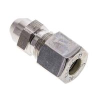 Accesorio de compresión recto de acero inoxidable de 8L y 12mm con extremo para soldar 315 bar ISO 8434-1