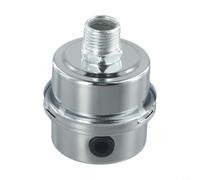 Accesorio de compresor sin aceite silenciador de metal para supresión de ruido compatible con diámetros de entrada de 12,5 mm, 16 mm, 20 mm (20 mm)