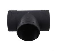 Accesorio de conducto de plástico en T para manguera de 80 mm que soporta el enrutamiento de salida de aire caliente para instalaciones de calentadores Webasto