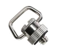 Accesorio de correa de cámara de metal Conector de tornillo de 1 / 4 de pulgada, diseño de bucle integrado, hardware de intercambio de transporte de muñeca, accesorio de almacenamiento de bolsa de de