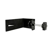 Accesorio de de bloqueo, gancho ajustable de metal, soporte de montaje de puerta de de bloqueo - para el hogar, oficina, apartamento, garaje, sótano, hotel, viajes, comercial