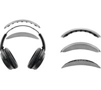Accesorio de diadema para auriculares Bose QC25/35/45, diadema a presión, no es necesario desmontar cables o máquina (gris, tela de malla)
