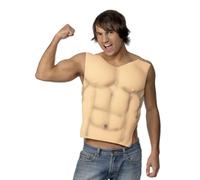 Accesorio De Disfraz De Novela Para Hombre Con Músculos Y Abdomen De 6 Paquetes