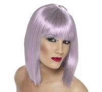 Accesorio De Disfraz De Peluca Púrpura Glam